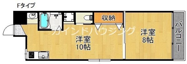 北加賀屋駅 徒歩14分 1階の物件間取画像